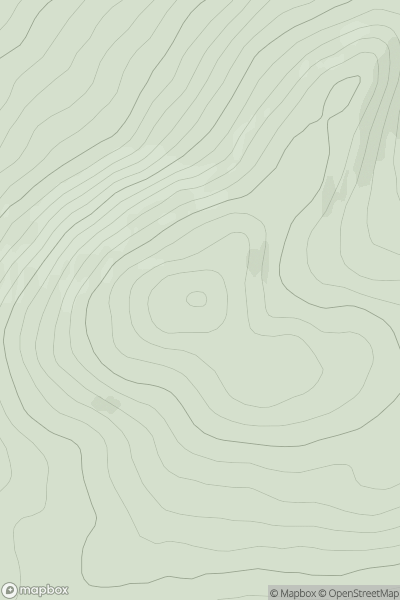 Thumbnail image for Leathad Mor [Loch Leven to Rannoch Station] showing contour plot for surrounding peak